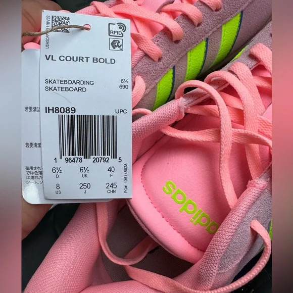 NEW ADIDAS  VL COURT BOLD SNEAKER - Picture 13 of 17